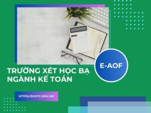 trường xét học bạ ngành kế toán